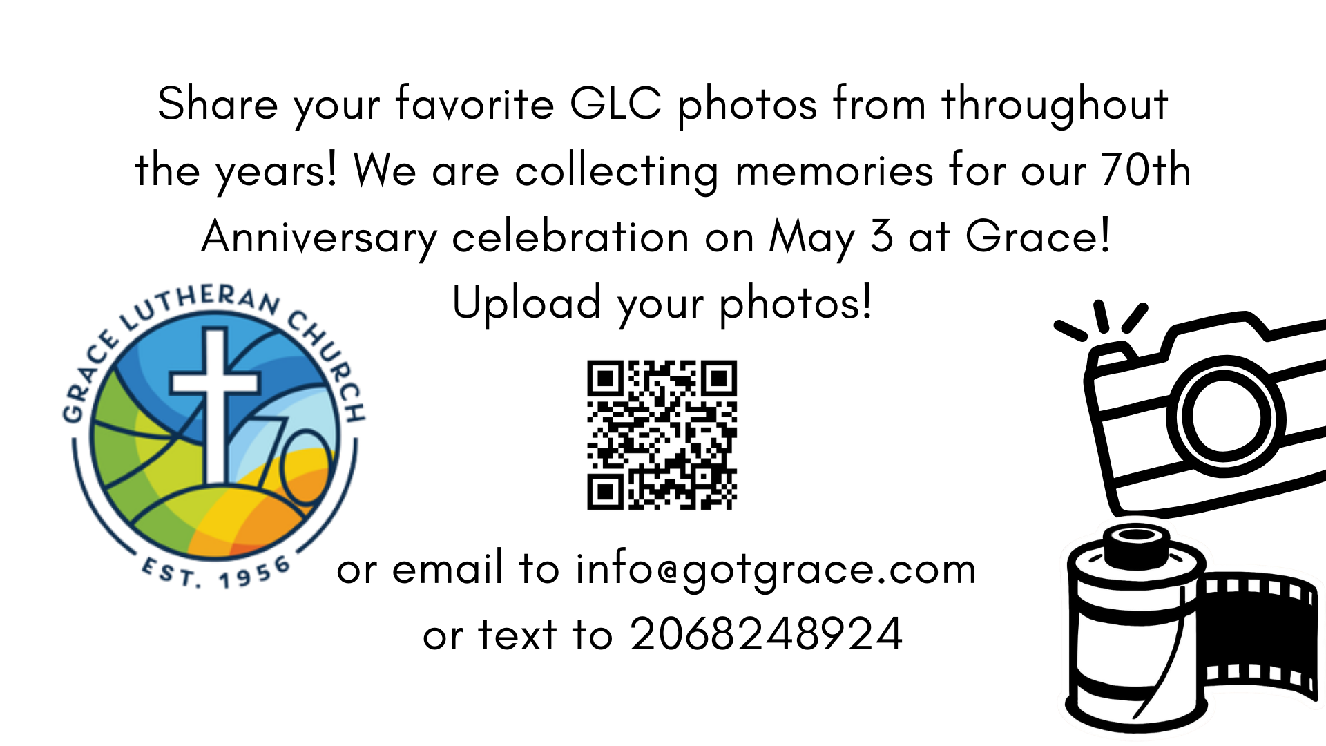 upload 70th anniversary photos